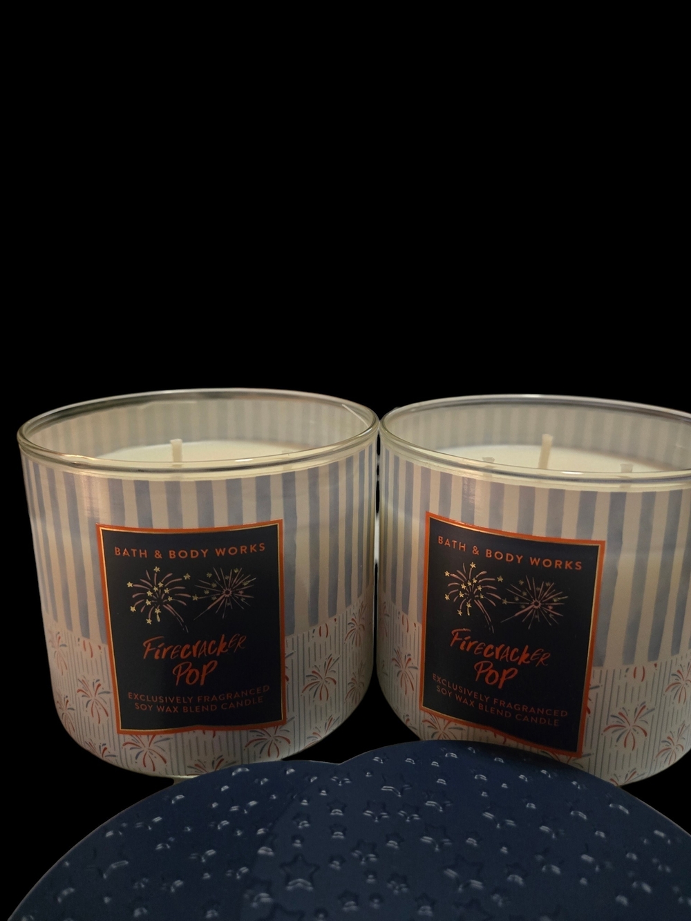 2pc Bath & Body Works Firecracker Pop Scented Candle - NEW!!!